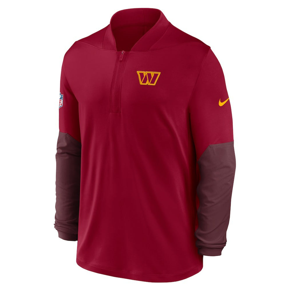 Washington Commanders Sideline Dri-FIT Half-Zip Pullover Burgundy - Nike