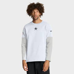 Dallas Cowboys Sideline Coach Therma-FIT Long Sleeve T-Shirt White - Nike