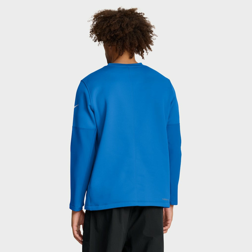 Los Angeles Chargers Sideline Coach Therma-FIT Long Sleeve T-Shirt Powder Blue - Nike