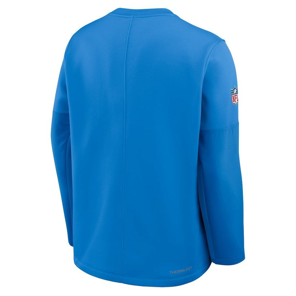Los Angeles Chargers Sideline Coach Therma-FIT Long Sleeve T-Shirt Powder Blue - Nike