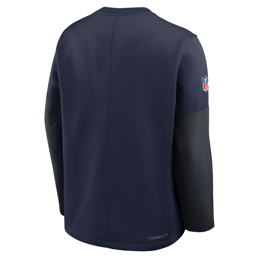 Denver Broncos Sideline Coach Therma-FIT Long Sleeve T-Shirt Navy - Nike