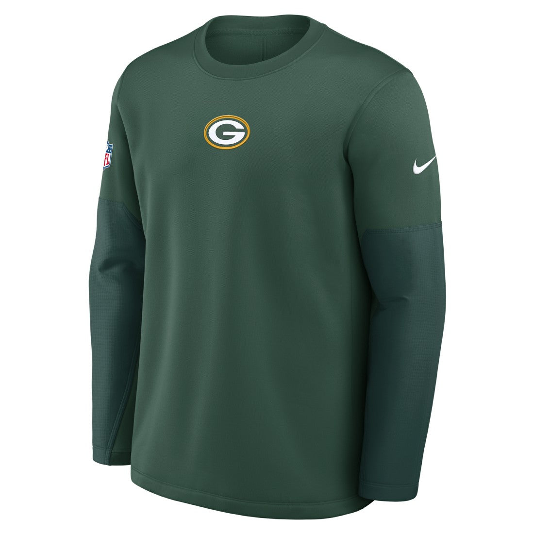 Green Bay Packers Sideline Coach Therma-FIT Long Sleeve T-Shirt Green - Nike