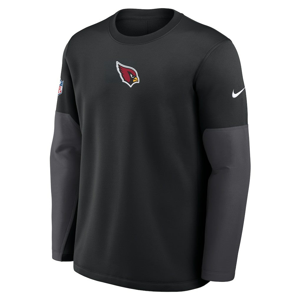 Arizona Cardinals Sideline Coach Therma-FIT Long Sleeve T-Shirt Black - Nike
