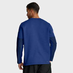 New York Giants Sideline Coach Therma-FIT Long Sleeve T-Shirt Royal - Nike