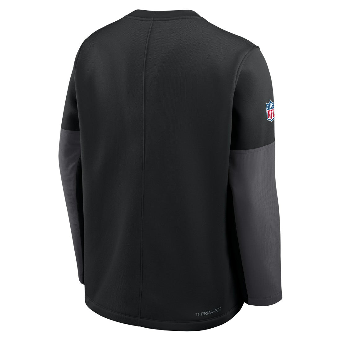 New York Jets Sideline Coach Therma-FIT Long Sleeve T-Shirt Black - Nike
