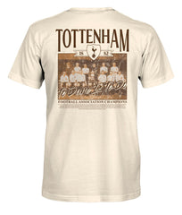 Tottenham Hotspur 1863FC Vintage Photo T-Shirts - Cream