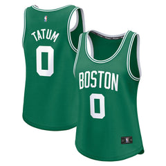 Fanatics - Jayson Tatum Boston Celtics Women's Fast Break Player Jersey - Icon Edition - Kelly Green