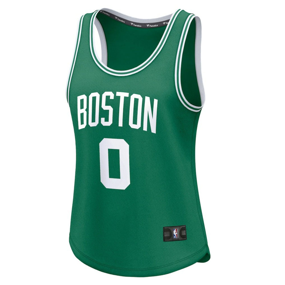 Fanatics - Jayson Tatum Boston Celtics Women's Fast Break Player Jersey - Icon Edition - Kelly Green