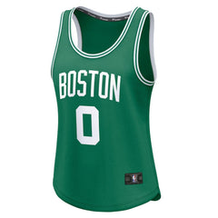 Fanatics - Jayson Tatum Boston Celtics Women's Fast Break Player Jersey - Icon Edition - Kelly Green