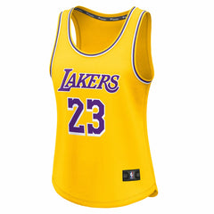 Fanatics - LeBron James Los Angeles Lakers Women's Fast Break Player Jersey - Icon Edition - Gold