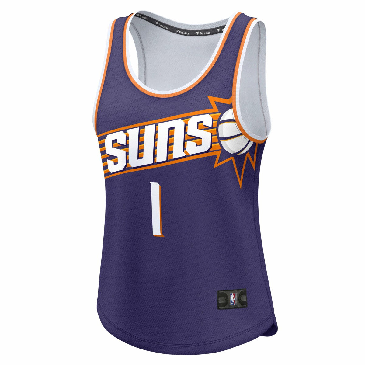 Fanatics - Devin Booker Phoenix Suns Women's Fast Break Player Jersey - Icon Edition - Purple