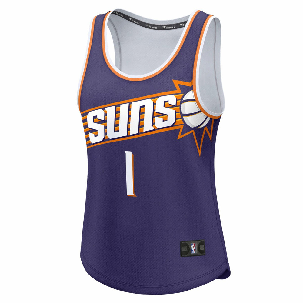 Fanatics - Devin Booker Phoenix Suns Women's Fast Break Player Jersey - Icon Edition - Purple