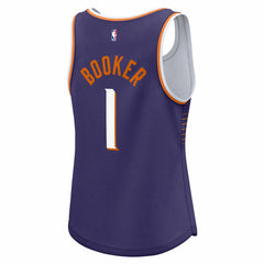 Fanatics - Devin Booker Phoenix Suns Women's Fast Break Player Jersey - Icon Edition - Purple