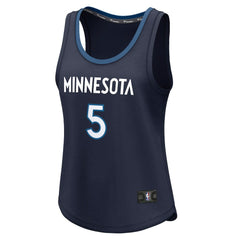 Fanatics - Anthony Edwards Minnesota Timberwolves Women's Fast Break Player Jersey - Icon Edition - Navy