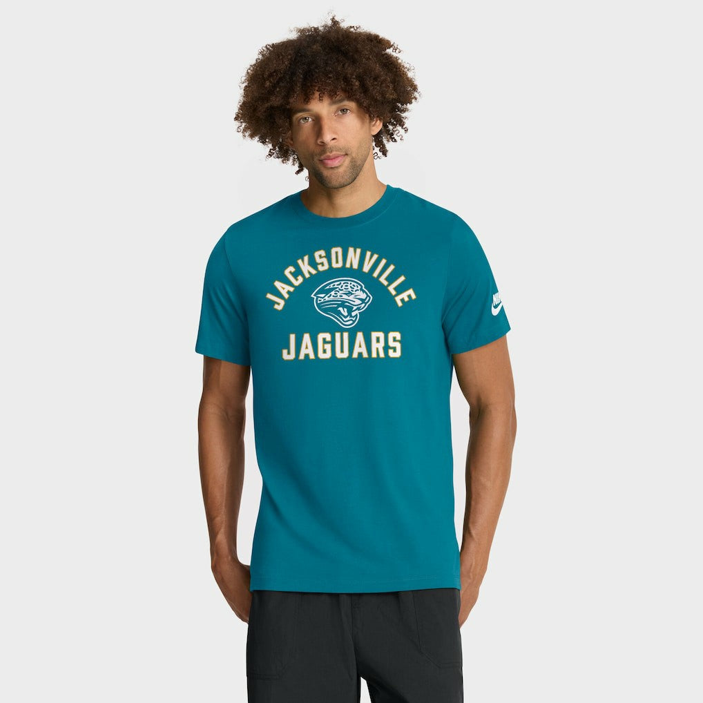 Jacksonville Jaguars Favorable Timeline Tri-Blend T-Shirt Teal - Nike