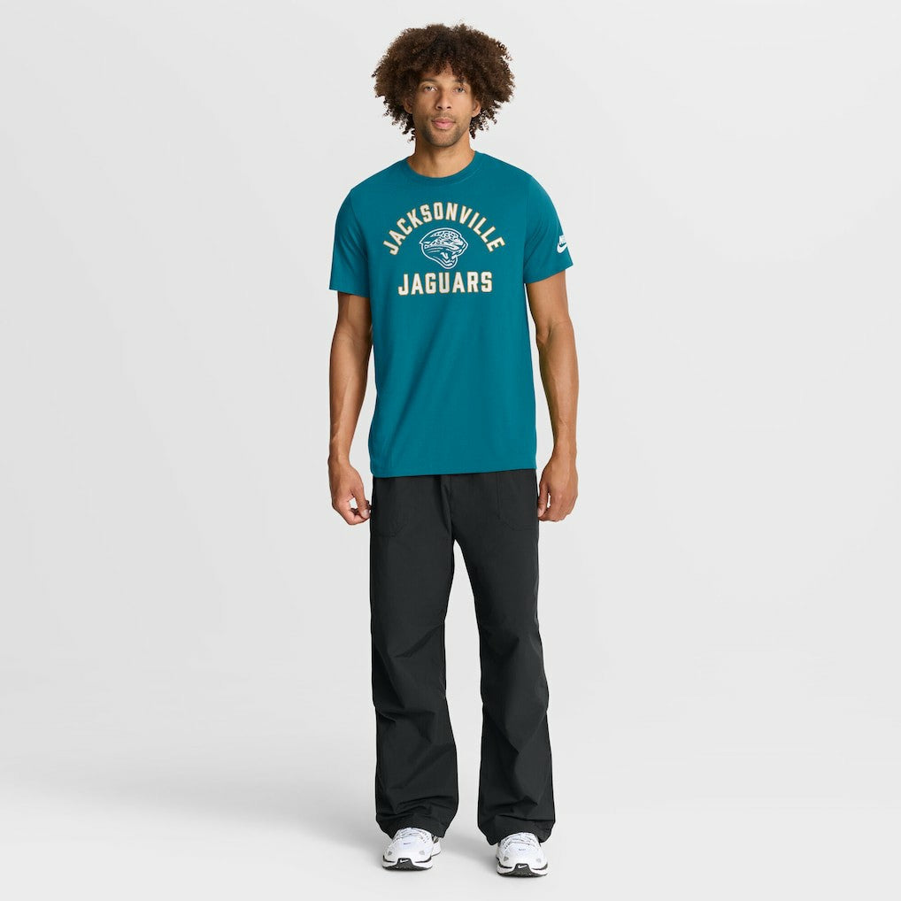 Jacksonville Jaguars Favorable Timeline Tri-Blend T-Shirt Teal - Nike