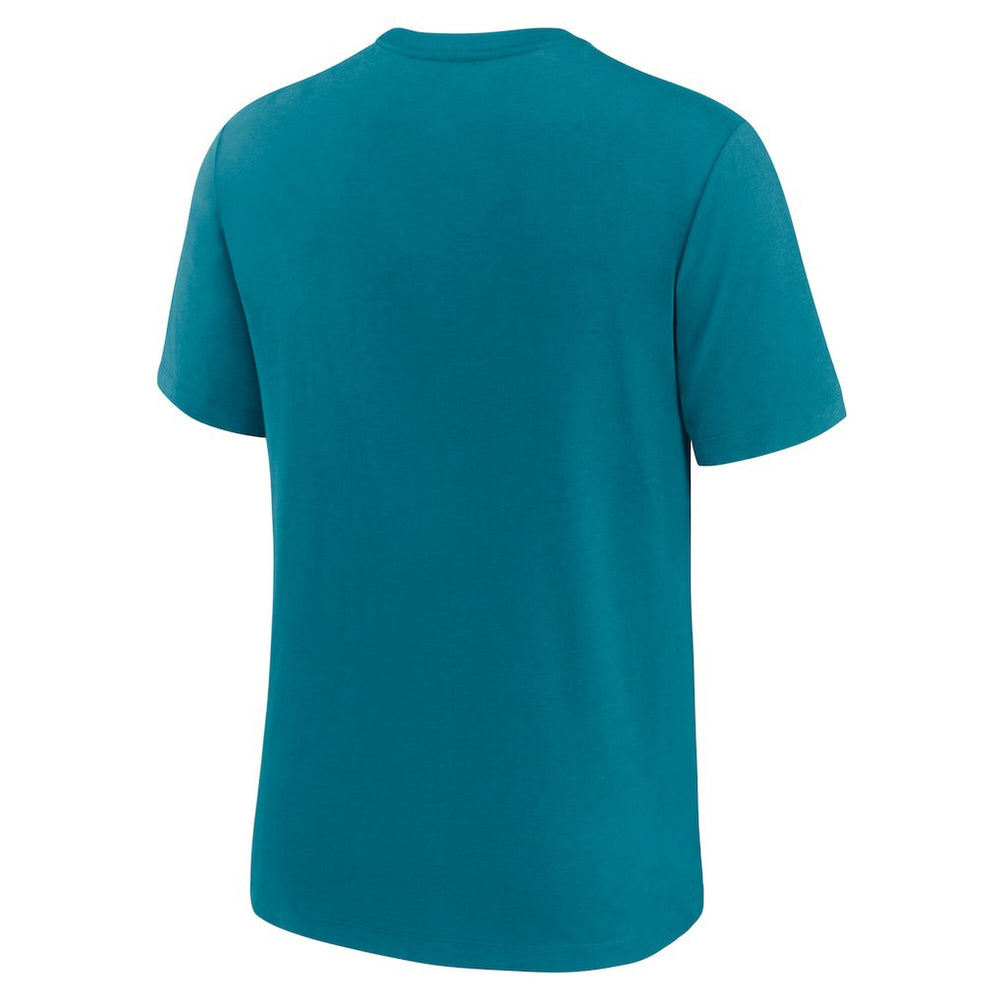 Jacksonville Jaguars Favorable Timeline Tri-Blend T-Shirt Teal - Nike