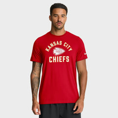 Kansas City Chiefs Favorable Timeline Tri-Blend T-Shirt Red - Nike