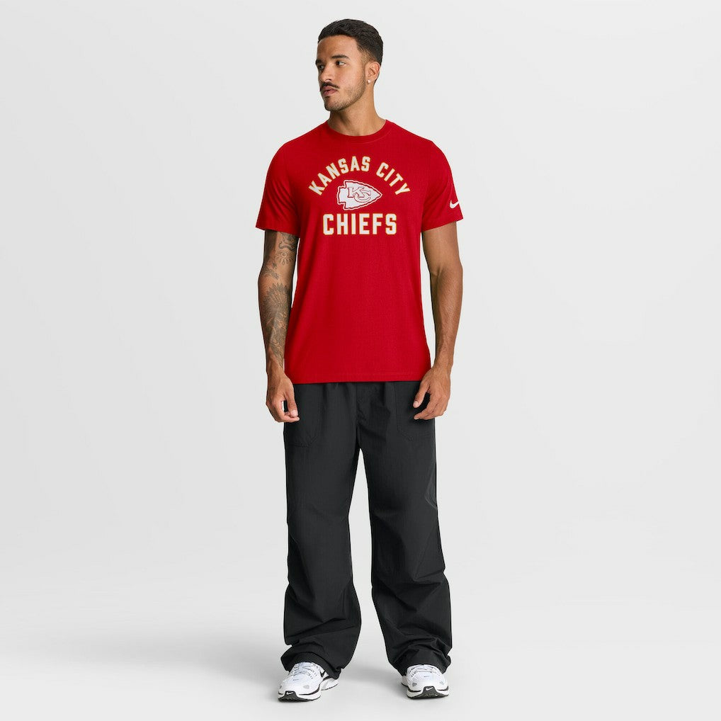 Kansas City Chiefs Favorable Timeline Tri-Blend T-Shirt Red - Nike