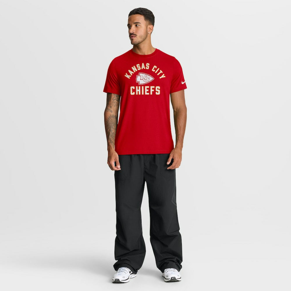 Kansas City Chiefs Favorable Timeline Tri-Blend T-Shirt Red - Nike