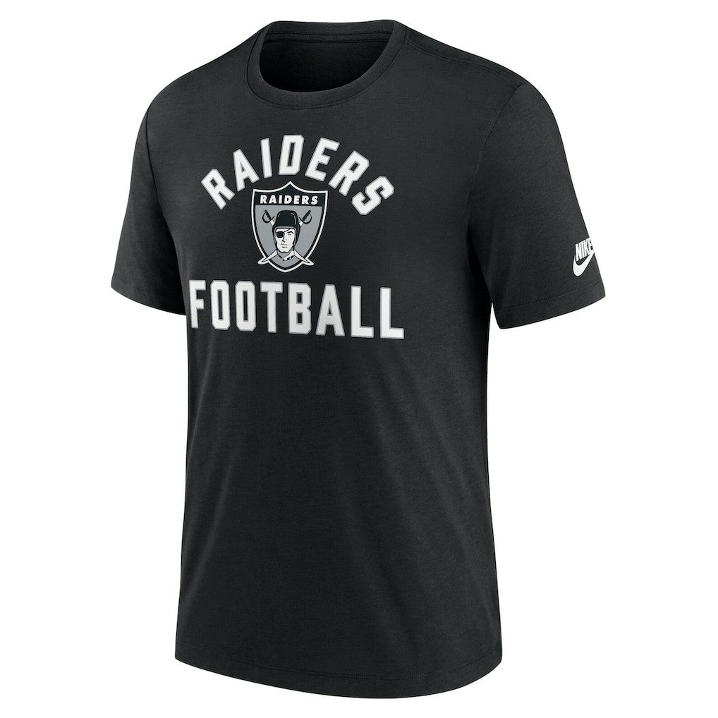Las Vegas Raiders Favorable Timeline Tri-Blend T-Shirt Black - Nike