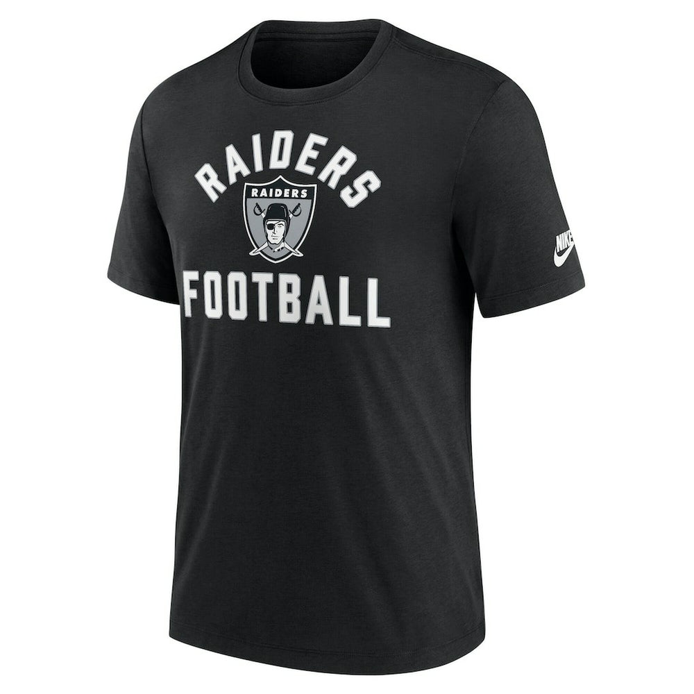 Las Vegas Raiders Favorable Timeline Tri-Blend T-Shirt Black - Nike