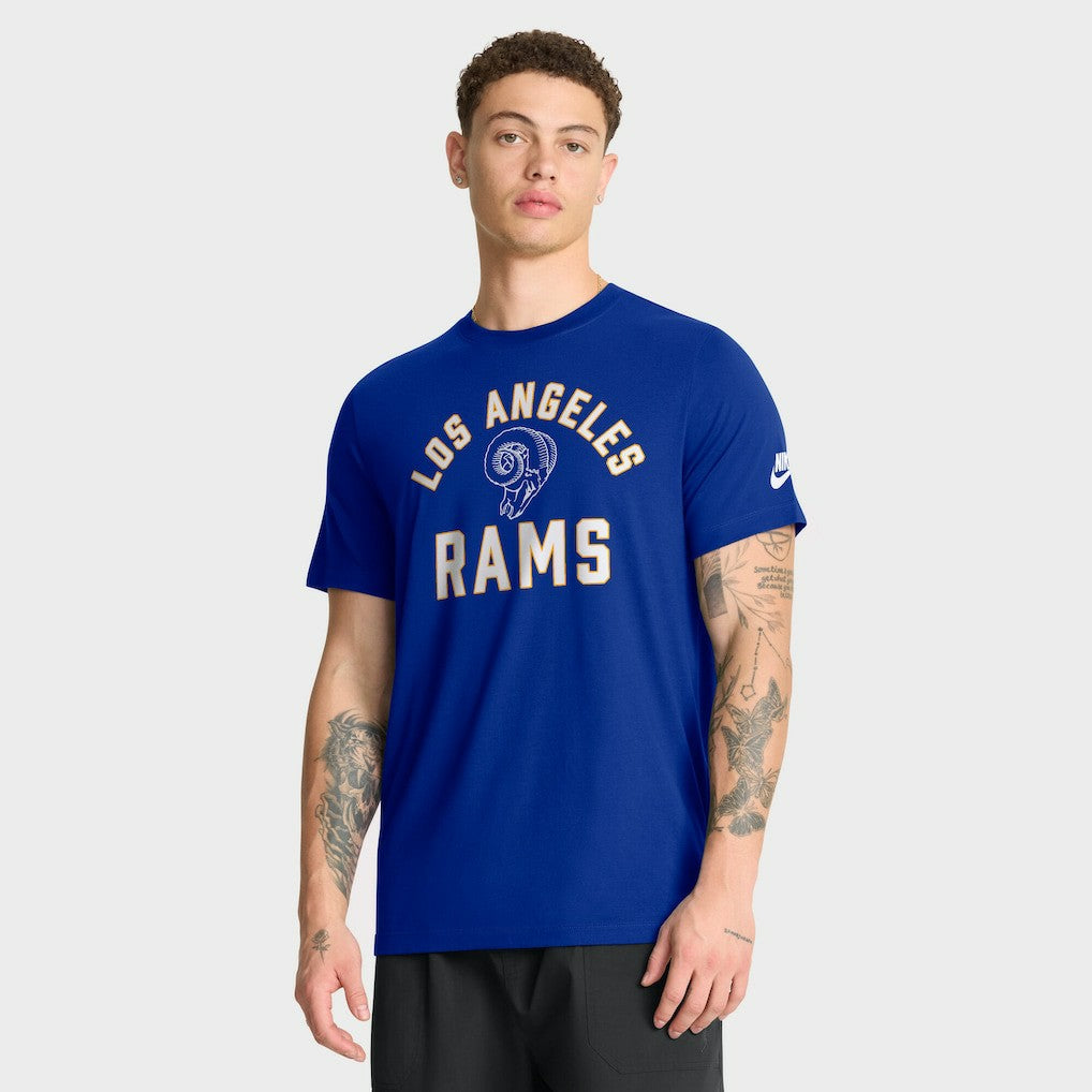 Los Angeles Rams Favorable Timeline Tri-Blend T-Shirt Royal - Nike