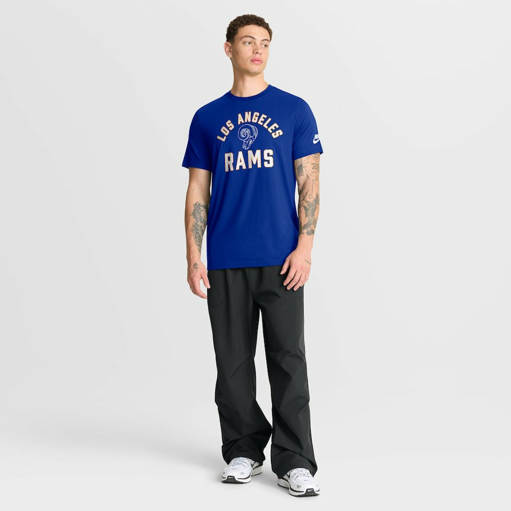 Los Angeles Rams Favorable Timeline Tri-Blend T-Shirt Royal - Nike