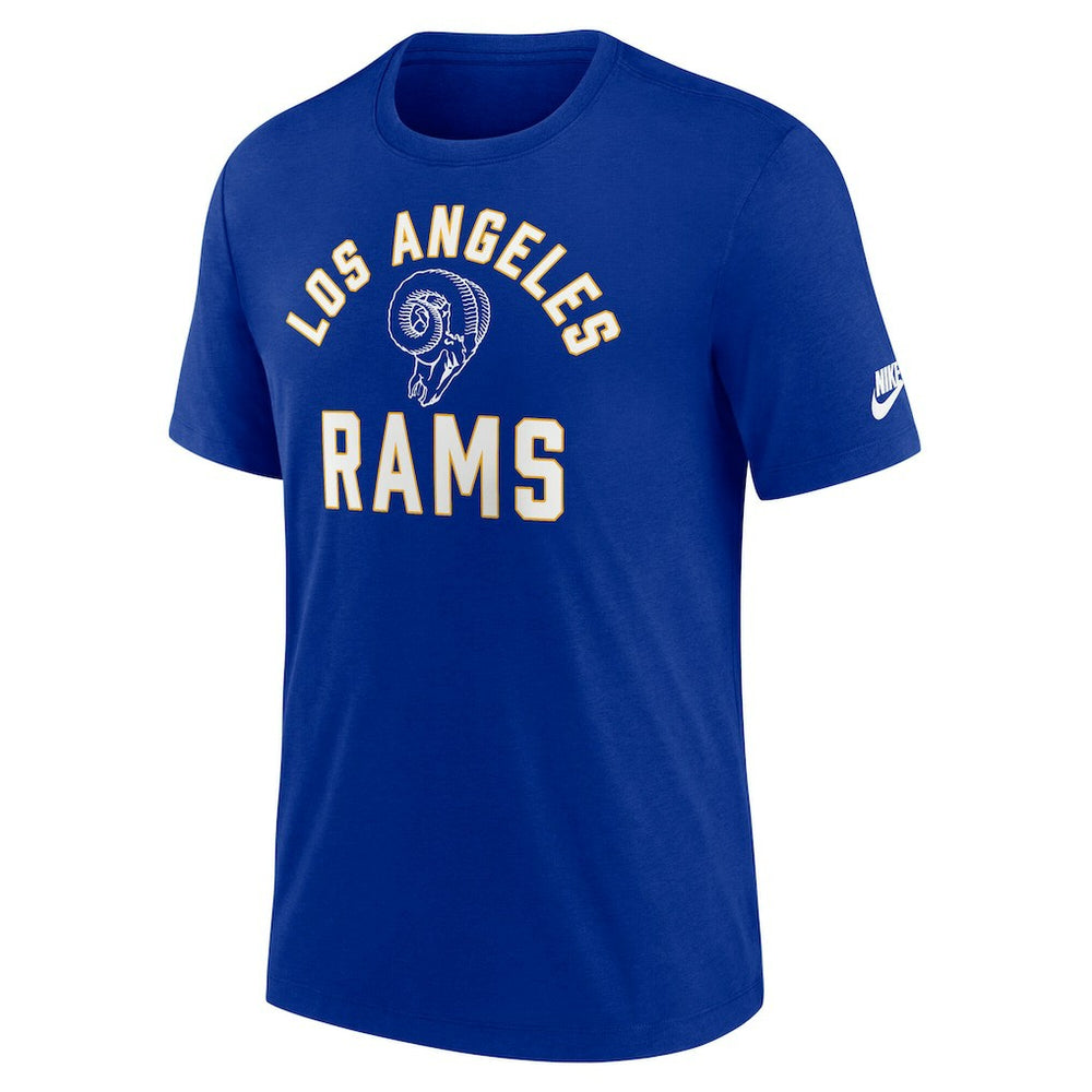 Los Angeles Rams Favorable Timeline Tri-Blend T-Shirt Royal - Nike