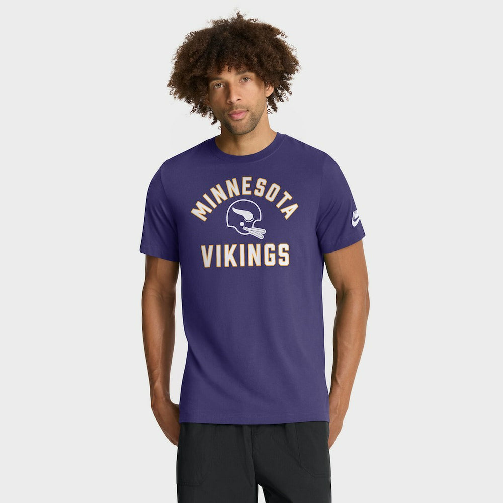Minnesota Vikings Favorable Timeline Tri-Blend T-Shirt Purple - Nike
