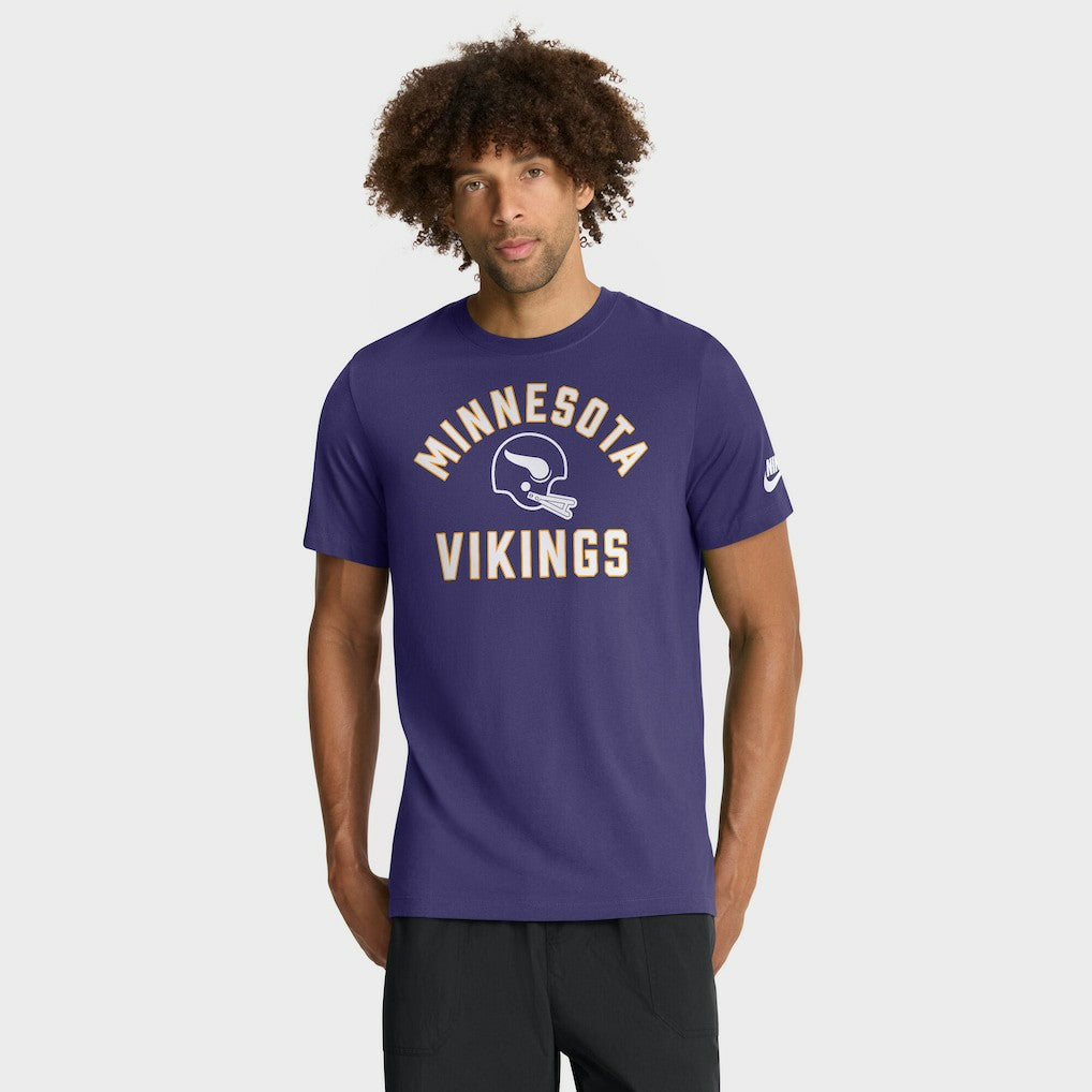 Minnesota Vikings Favorable Timeline Tri-Blend T-Shirt Purple - Nike