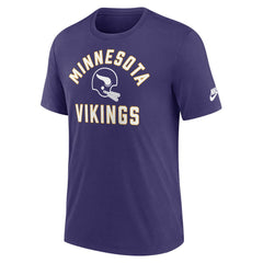 Minnesota Vikings Favorable Timeline Tri-Blend T-Shirt Purple - Nike