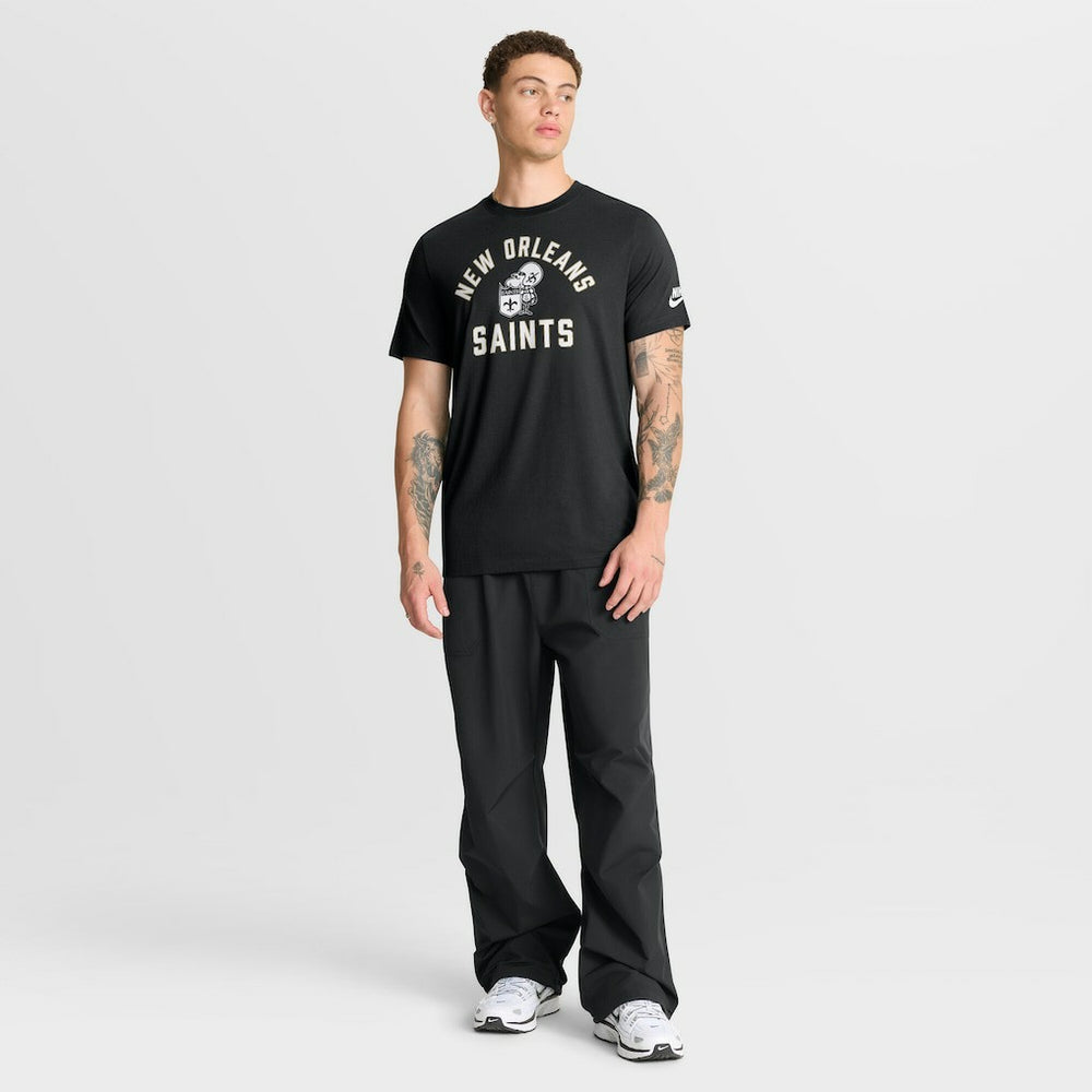 New Orleans Saints Favorable Timeline Tri-Blend T-Shirt Black - Nike