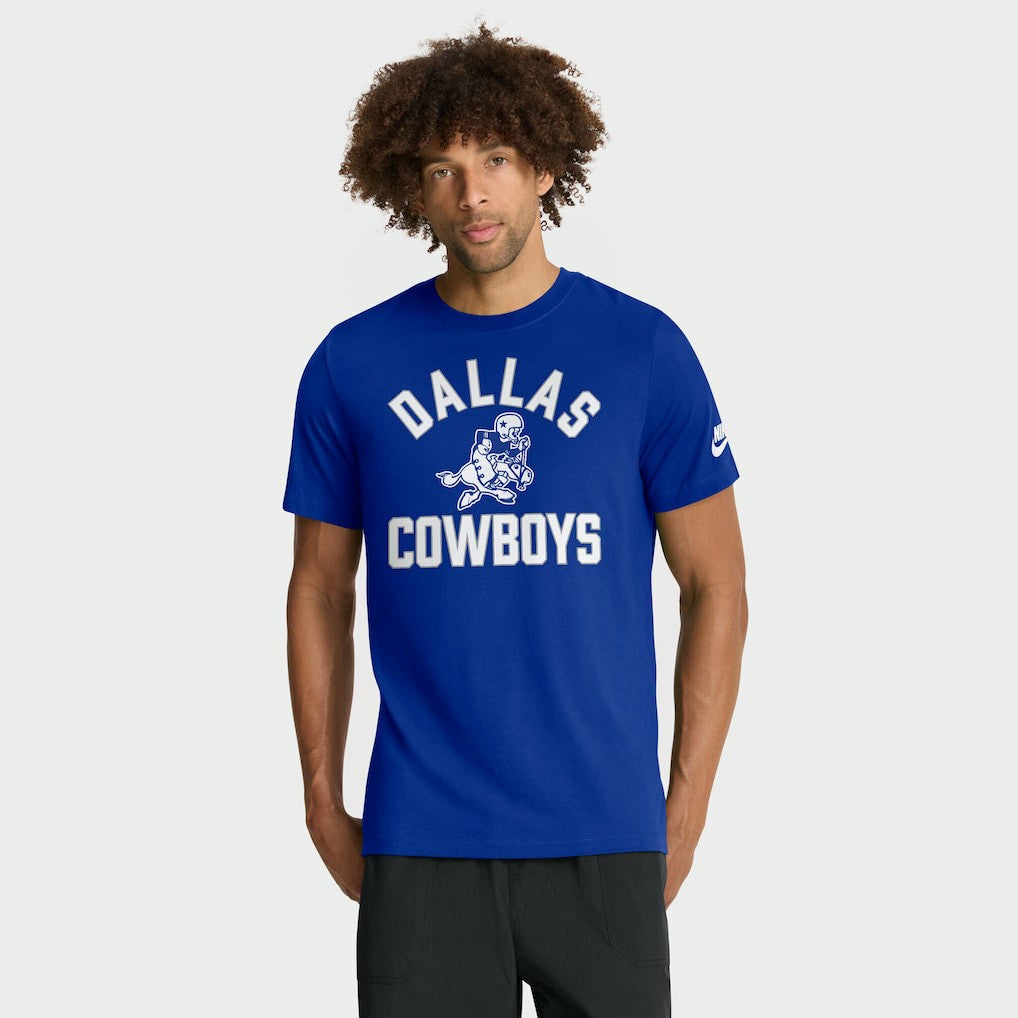 Dallas Cowboys Favorable Timeline Tri-Blend T-Shirt Royal - Nike