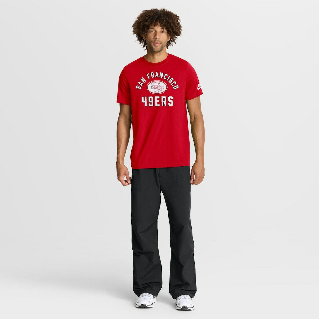 San Francisco 49ers Favorable Timeline Tri-Blend T-Shirt Scarlet - Nike