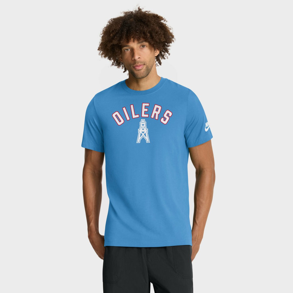 Tennessee Titans Favorable Timeline Tri-Blend T-Shirt Light Blue - Nike