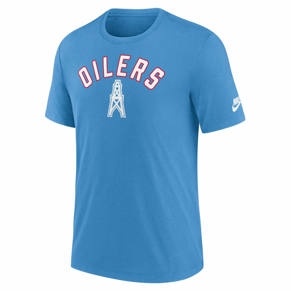 Tennessee Titans Favorable Timeline Tri-Blend T-Shirt Light Blue - Nike