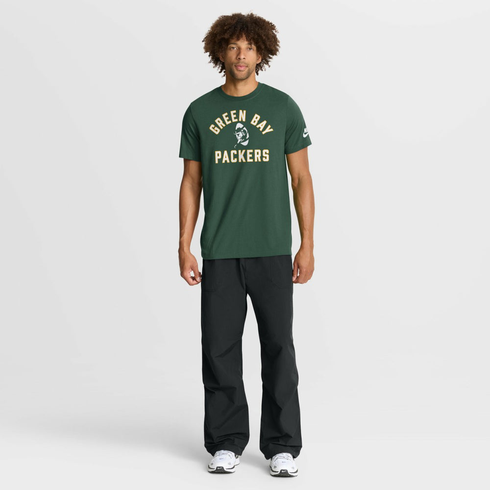 Green Bay Packers Favorable Timeline Tri-Blend T-Shirt Green - Nike