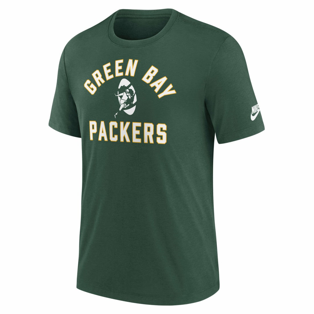 Green Bay Packers Favorable Timeline Tri-Blend T-Shirt Green - Nike