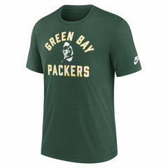 Green Bay Packers Favorable Timeline Tri-Blend T-Shirt Green - Nike