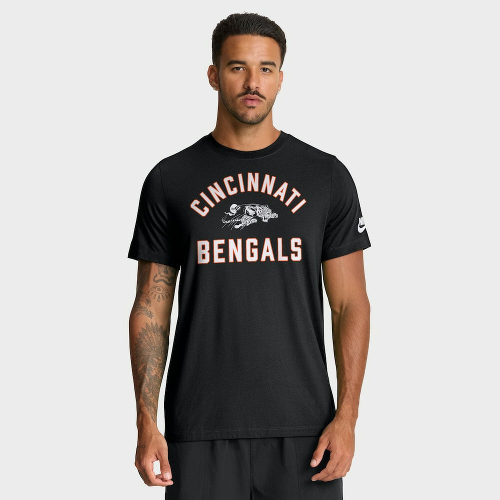 Cincinnati Bengals Favorable Timeline Tri-Blend T-Shirt Black - Nike