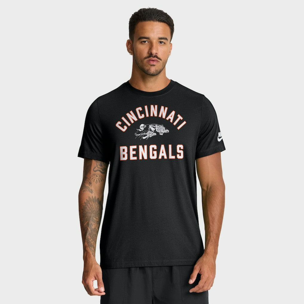 Cincinnati Bengals Favorable Timeline Tri-Blend T-Shirt Black - Nike