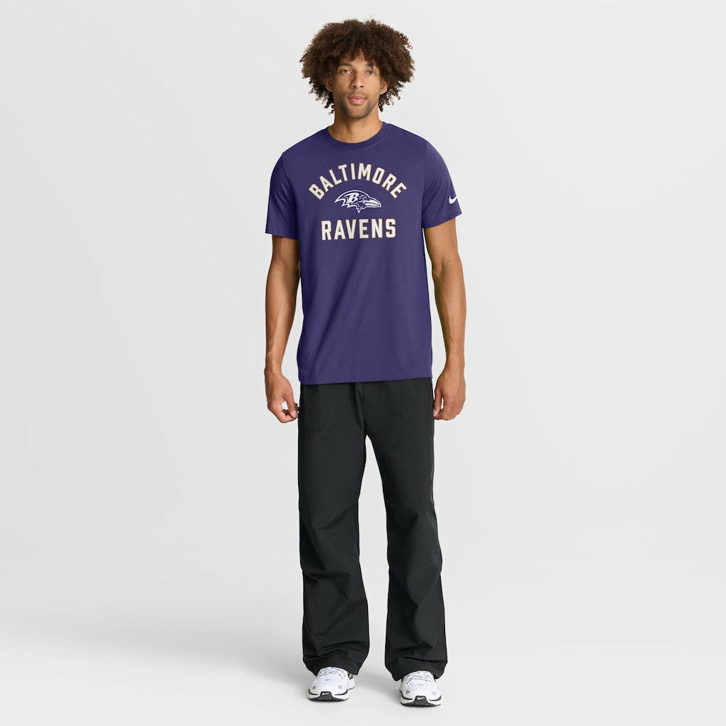Baltimore Ravens Favorable Timeline Tri-Blend T-Shirt Purple - Nike
