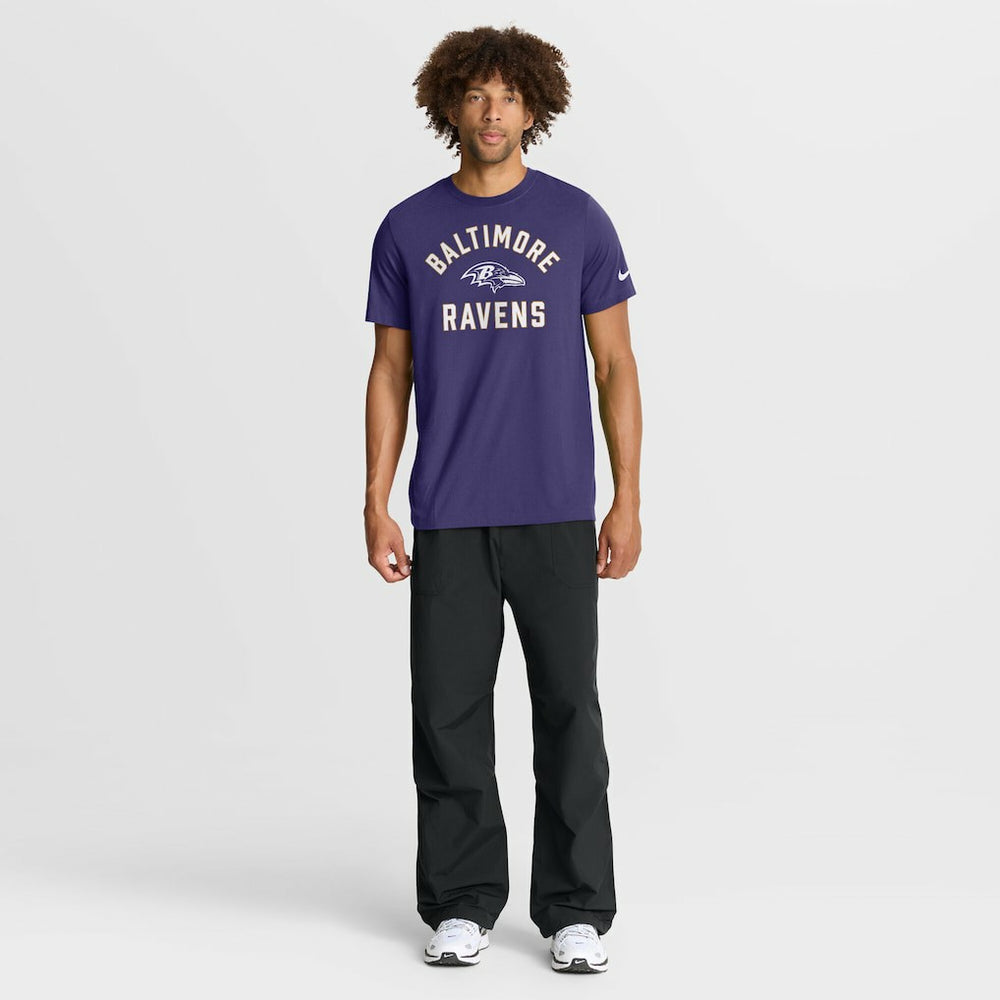 Baltimore Ravens Favorable Timeline Tri-Blend T-Shirt Purple - Nike