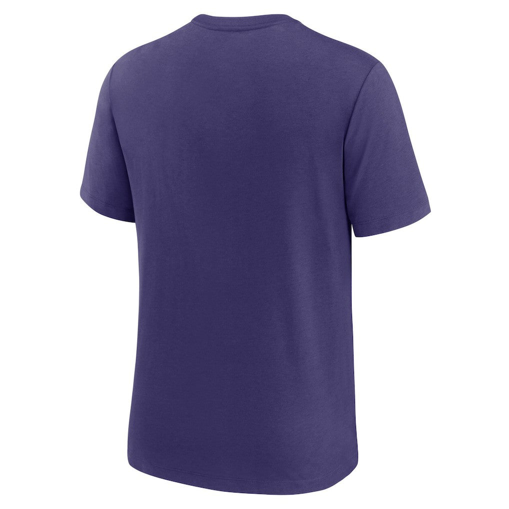 Baltimore Ravens Favorable Timeline Tri-Blend T-Shirt Purple - Nike