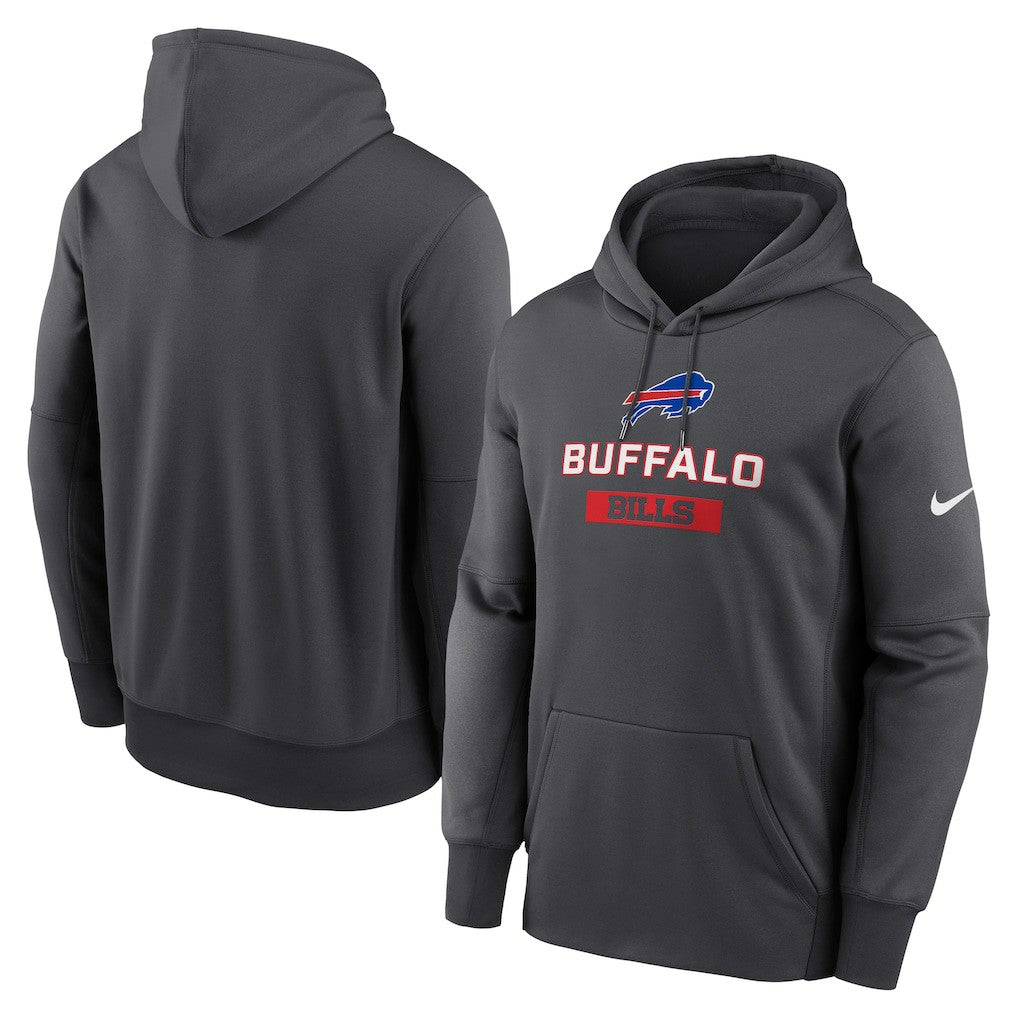 Buffalo Bills Toss Sweep Performance Pullover Hoodie Anthracite - Nike