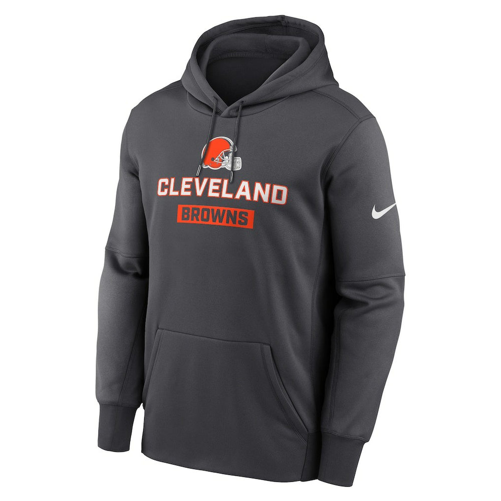 Cleveland Browns Toss Sweep Performance Pullover Hoodie Anthracite - Nike