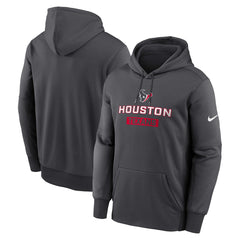 Houston Texans Toss Sweep Performance Pullover Hoodie Anthracite - Nike