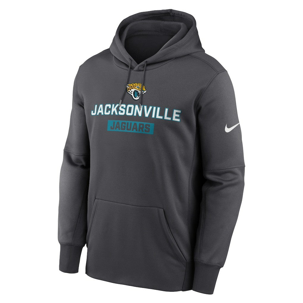 Jacksonville Jaguars Toss Sweep Performance Pullover Hoodie Anthracite - Nike