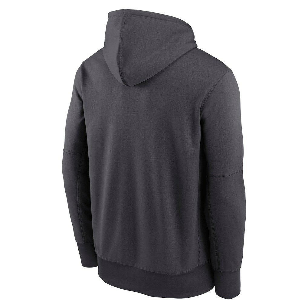 Las Vegas Raiders Toss Sweep Performance Pullover Hoodie Anthracite - Nike